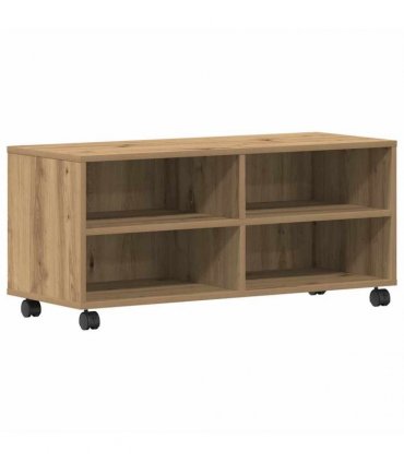 vidaXL TV Cabinet Brown 90 x 35 x 40.5 cm Engineered wood — Colour: Artisan oak