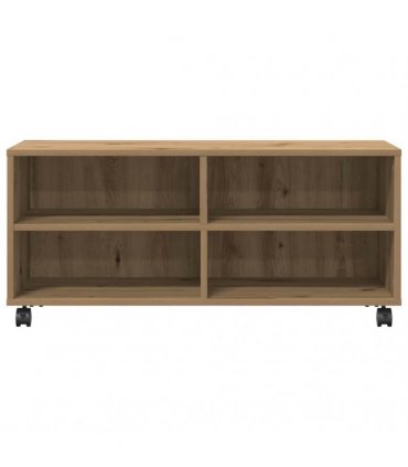 vidaXL TV Cabinet Brown 90 x 35 x 40.5 cm Engineered wood — Colour: Artisan oak