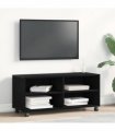 vidaXL TV Cabinet Black 90 x 35 x 40.5 cm Engineered wood — Colour: Black oak