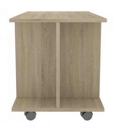vidaXL TV Cabinet with Castors Sonoma Oak 80x40x45 cm Engineered Wood