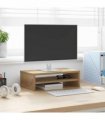 vidaXL Monitor Stand Artisan Oak 42x24x13 cm Engineered Wood