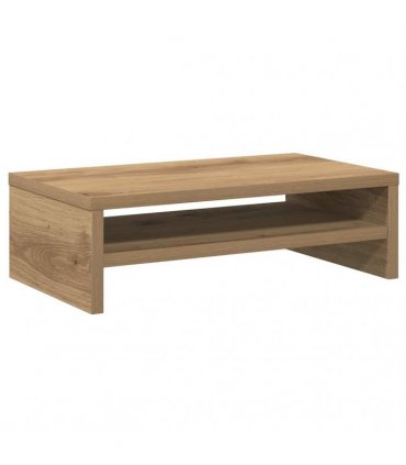 vidaXL Monitor Stand Artisan Oak 42x24x13 cm Engineered Wood