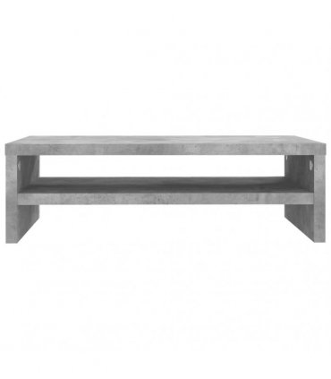 vidaXL Monitor Stand Concrete Grey 42x24x13 cm Engineered Wood