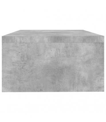 vidaXL Monitor Stand Concrete Grey 42x24x13 cm Engineered Wood