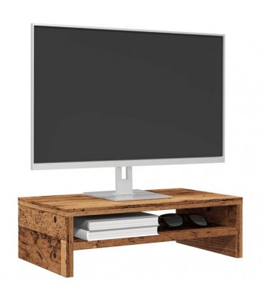 vidaXL Monitor Stand Old Wood 42x24x13 cm Engineered Wood