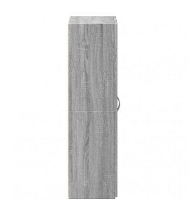 vidaXL File Cabinet Grey Sonoma 60x32x115 cm Engineered Wood — Size: 60 x 32 x 115 cm