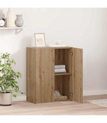 vidaXL Office Cabinet Artisan Oak 70 x 32 x 77.5 cm Engineered Wood — Size: 60 x 32 x 77.5 cm