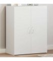 vidaXL File Cabinet White 60x32x77.5 cm Engineered Wood — Size: 60 x 32 x 77.5 cm