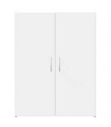 vidaXL File Cabinet White 60x32x77.5 cm Engineered Wood — Size: 60 x 32 x 77.5 cm