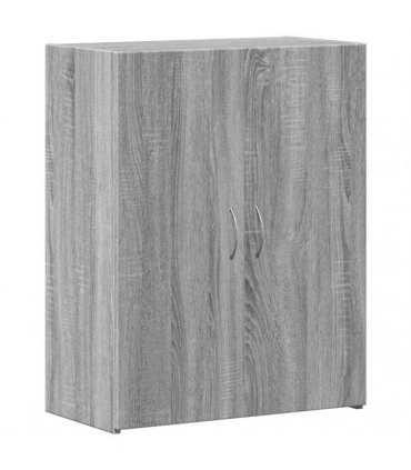 vidaXL File Cabinet Grey Sonoma 60x32x77.5 cm Engineered Wood — Size: 60 x 32 x 77.5 cm