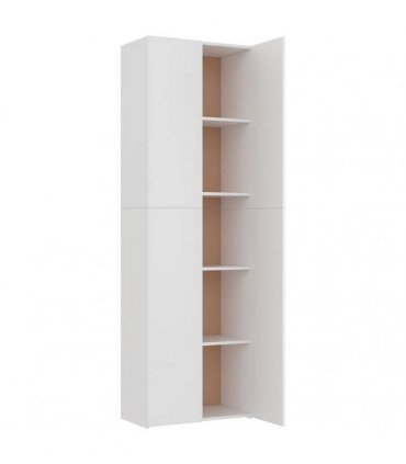 vidaXL Office Cabinet | White | Engineered wood | 60 x 32 x 190 cm