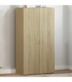 vidaXL File Cabinet Sonoma Oak 60x32x115 cm Engineered Wood — Size: 60 x 32 x 115 cm