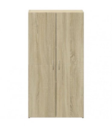 vidaXL File Cabinet Sonoma Oak 60x32x115 cm Engineered Wood — Size: 60 x 32 x 115 cm