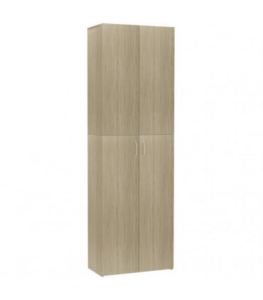 vidaXL Office Cabinet | Sonoma oak | Engineered wood | 190 cm height — Size: 60 x 32 x 190 cm