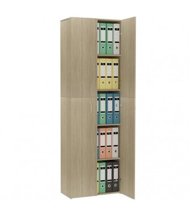 vidaXL Office Cabinet | Sonoma oak | Engineered wood | 190 cm height — Size: 60 x 32 x 190 cm