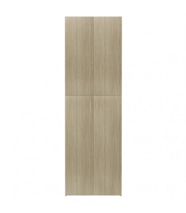 vidaXL Office Cabinet | Sonoma oak | Engineered wood | 190 cm height — Size: 60 x 32 x 190 cm