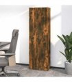 vidaXL Office Cabinet Smoked Oak 60x32x190 cm Engineered Wood — Size: 60 x 32 x 190 cm