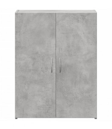 vidaXL File Cabinet Concrete Grey 60x32x77.5 cm Engineered Wood — Size: 60 x 32 x 77.5 cm