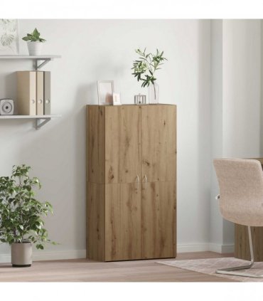 vidaXL Office Cabinet Artisan Oak 60 x 32 x 115 cm Engineered Wood