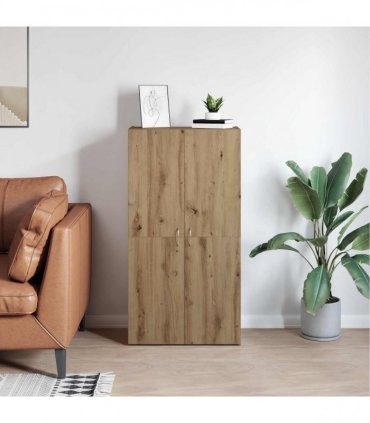 vidaXL Office Cabinet Artisan Oak 60 x 32 x 115 cm Engineered Wood