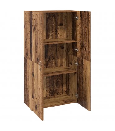 vidaXL Office Cabinet Old Wood 60 x 32 x 115 cm Engineered Wood