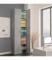 vidaXL Office Cabinet | Concrete grey | Engineered wood | Tall storage — Size: 60 x 32 x 190 cm