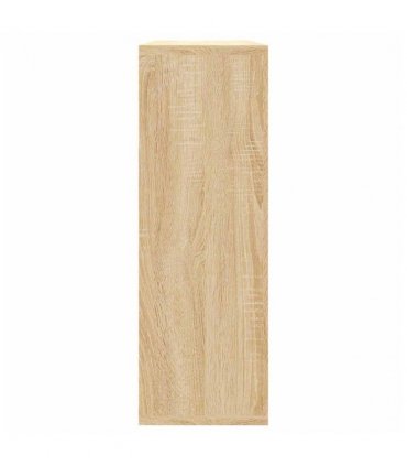 vidaXL Wall Shelf Sonoma Oak 104x20x58.5 cm Engineered Wood