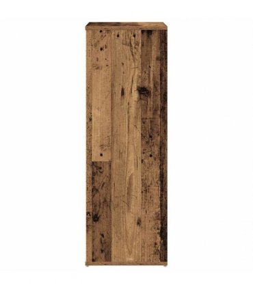 vidaXL Shoe Rack Old Wood 54x34x100.5 cm Engineered Wood