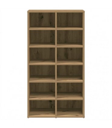 vidaXL Shoe Rack Artisan Oak 54x34x100.5 cm Engineered Wood