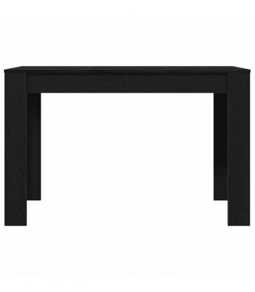 vidaXL Dining Table Black Oak 120x60x76 cm Engineered Wood