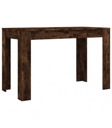 vidaXL Dining Table | Smoked oak | Engineered wood | 120 x 60 x 76 cm | Durable