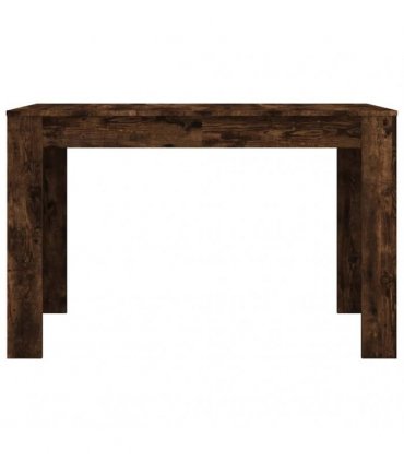 vidaXL Dining Table | Smoked oak | Engineered wood | 120 x 60 x 76 cm | Durable