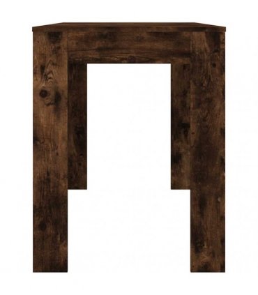 vidaXL Dining Table | Smoked oak | Engineered wood | 120 x 60 x 76 cm | Durable