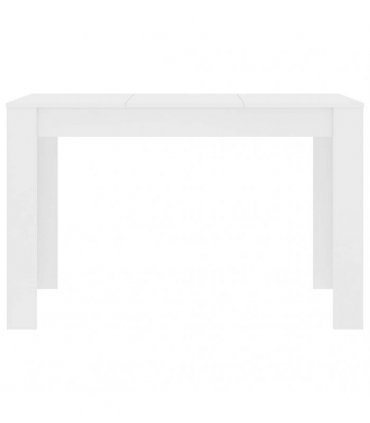 vidaXL Dining Table | White | Engineered wood | 120 x 60 x 76 cm | Minimalistic