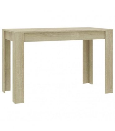 vidaXL Dining Table | Sonoma Oak | Engineered Wood | 120x60x76 cm | Minimalistic