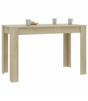 vidaXL Dining Table | Sonoma Oak | Engineered Wood | 120x60x76 cm | Minimalistic