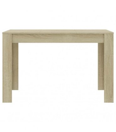 vidaXL Dining Table | Sonoma Oak | Engineered Wood | 120x60x76 cm | Minimalistic