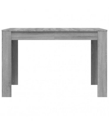 vidaXL Dining Table Grey Sonoma 120x60x76 cm Engineered Wood