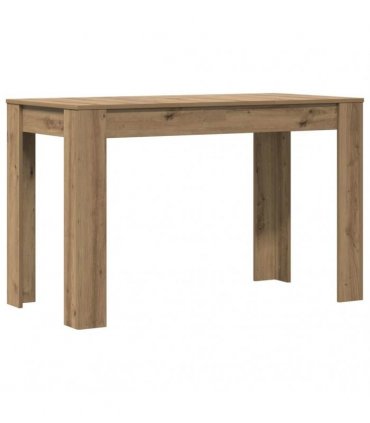 vidaXL Dining Table Artisan Oak 120x60x76 cm Engineered Wood