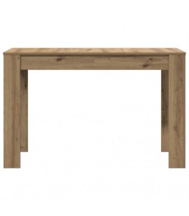 vidaXL Dining Table Artisan Oak 120x60x76 cm Engineered Wood