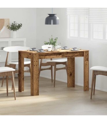 vidaXL Dining Table Old Wood 120x60x76 cm Engineered Wood