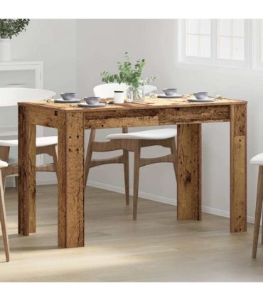 vidaXL Dining Table Old Wood 120x60x76 cm Engineered Wood
