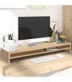 vidaXL Monitor Stand Sonoma Oak 100x24x13 cm Engineered Wood