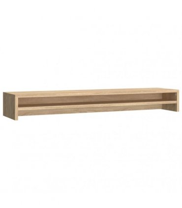 vidaXL Monitor Stand Sonoma Oak 100x24x13 cm Engineered Wood