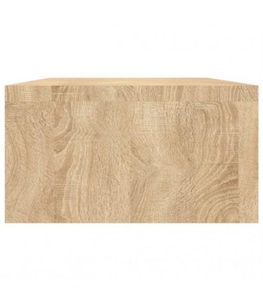 vidaXL Monitor Stand Sonoma Oak 100x24x13 cm Engineered Wood