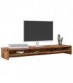 vidaXL Monitor Stand Old Wood 100x24x13 cm Engineered Wood