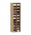 vidaXL Shoe Cabinet Artisan Oak 54x34x183 cm Engineered Wood — Colour: artisian oak