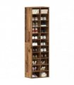 vidaXL Shoe Cabinet Old Wood 54x34x183 cm Engineered Wood