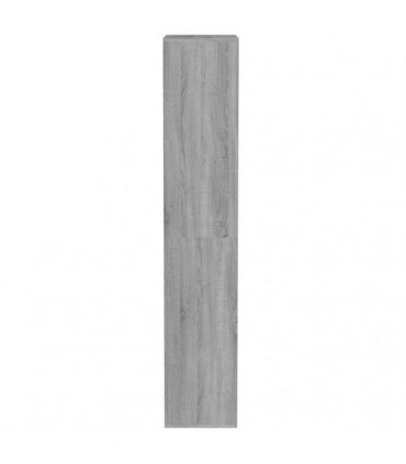 vidaXL Shoe Cabinet Grey Sonoma 54x34x183 cm Engineered Wood