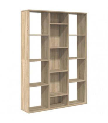 vidaXL Room Divider/Book Cabinet Sonoma Oak 100x24x140 cm Engineered Wood